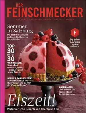 Artikel "Gute Bilanz" im Feinschmecker über klimaneutralen Wein